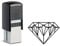 Bonuskartenstempel DIAMANT - Stempel 10 x 10 mm