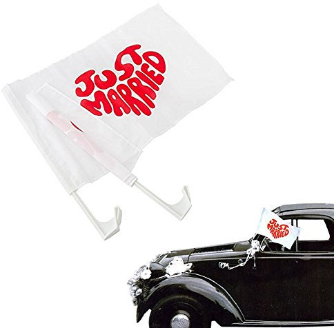 Autoflagge Just Married