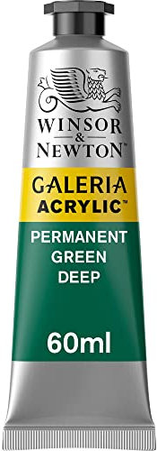 Winsor & Newton Acrylique Galeria 60ml Vert Foncé Permanent Série 1