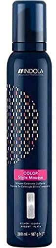Indola profession color style mousse 200ml silver