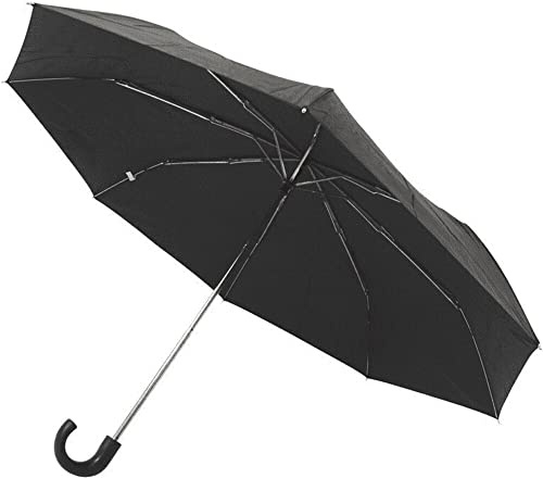 KS Brands UU0094 Rain Umberella Supermini Mens 21 Size Compact Brolly - Black