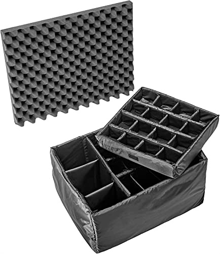 Peli 1625 Set Gepolsterte Trennwände - Protector Case Zubehör, Kompatibel Mit 1620, Schwarz