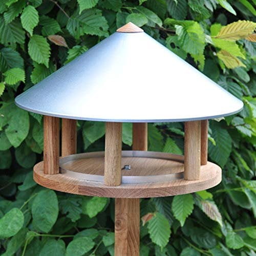 VOSS.garden Vogelhaus Aarhus im Skandinavischen Design Vogelfutterstation Vogelhäuschen Gartenvögel Singvögel Wildvögel Vogelbeobachtung Vogelfutterhaus