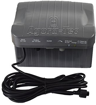 Agora-Tec® at-Steuerbox-Akku-Solar 10W-BL für Solar-Teich- und Bachlauf-Set AT-10 BL