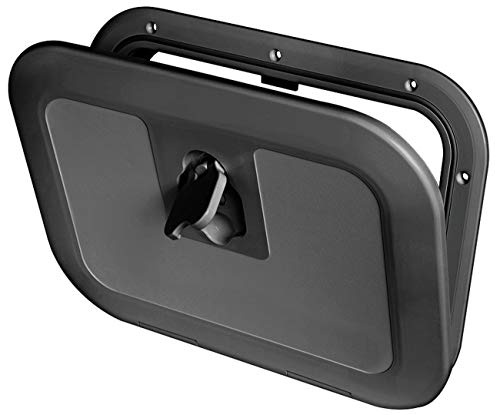 Osculati Escotilla de inspección de plástico - 380MM X 280MM Negro