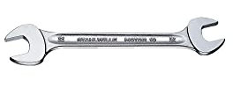 STAHLWILLE Nr. 10 Doppelmaulschlüssel MOTOR Schlüsselweite 41 x 46 mm L.425 mm metrisch, Chrome-Alloy-Steel, verchromt