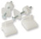 Acquastilla 113575 Supporti Bassi in Plastica per Sedili WC, Multicolore