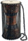 Meinl Percussion ATD-L African Talking Drum (Large), 20,32 cm (8 Zoll) Durchmesser, brown/black