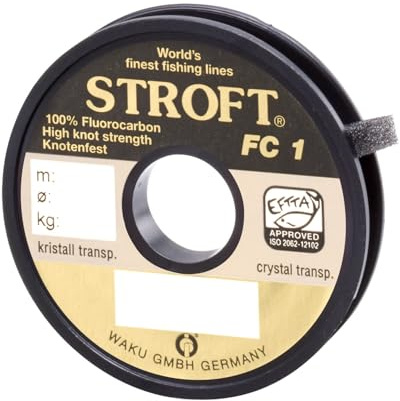 WAKU Schnur STROFT FC1 Fluorocarbon 50m 0,430mm-13,4kg