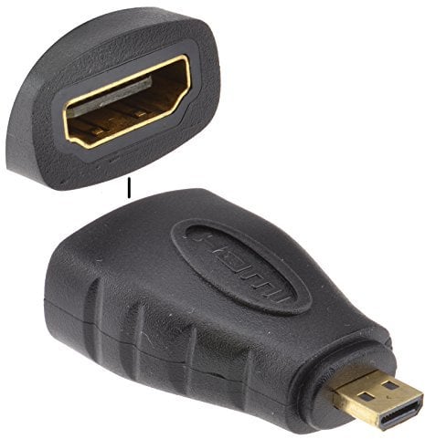 HDMI Femelle Femelle vers Micro HDMI Mâle Fiche Adaptateur pour HDMI Câbles