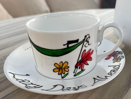 Dreamair Retirement Fine Bone China Cup & Saucer Set