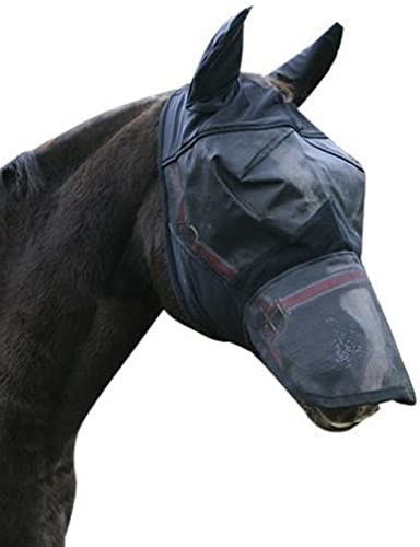 Covalliero Fliegenschutzmaske Pony, inkl. Nasenrücken- und Ohren Schutz
