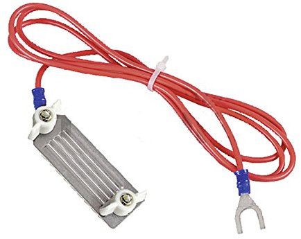 Patura Zaunanschlußkabel B-Band Edelstahlklemmplatten 40mm, 8 mm Gabels. (Pack 1 Stück)