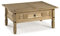 Mercers Furniture Corona Coffee Table Light Fiesta Wax
