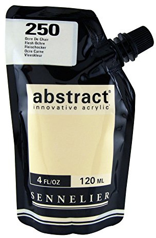 SENNELIER Abstract Innovative Heavy Body Acrylic Paint, 120ml Pouch, Flesh Ochre
