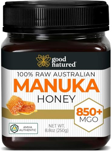 Good Natured Raw Manuka Honey MGO 850+ Super High-Strength Australian Manuka - Pure & Unprocessed Premium Honey - 250g