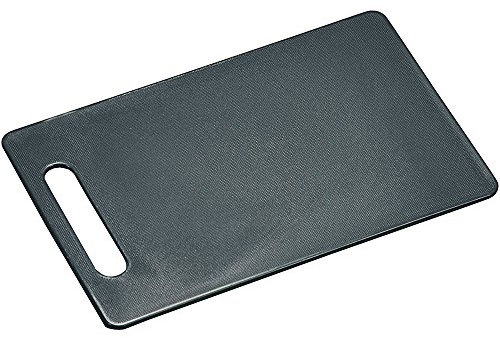 Kesper 30464 Brettchen aus PE-Kunststoff in grau, 24 x 15 x 0,5 cm