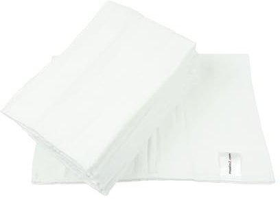 MuslinZ 6 Pack Prefold Cloth Nappies White Cotton Muslin Cloth Diaper Baby Reusable Nappy (Size 1)