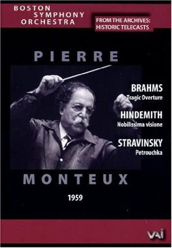 Brahms, Hindemith, Stravinsky: Pierre Monteux/ Boston Symphony Orchestra