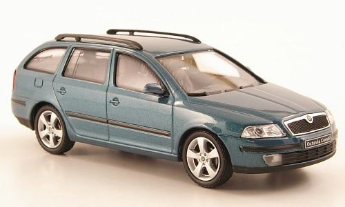 Skoda Octavia Combi, met.-hellgrün, Modellauto, Abrex 1:43