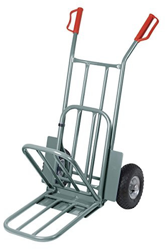 Faltbarer Trittwagen 250kg belastbar mit aufblasbaren Rädern