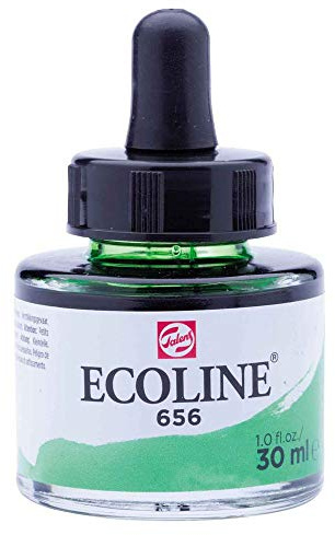 ECOLINE - PAINTING & DRAWING LIQUID WATERCOLOUR INK - FOREST GREEN 30ml