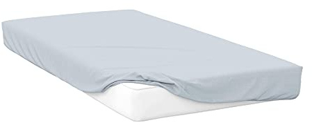 Belledorm 400 Thread Count 100% Egyptian Cotton 15 Inch Extra Deep Fitted Sheet, Duck Egg, Double