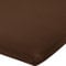 Erwin Müller Topper-Spannbettlaken Freising Elasthan-Jersey-Stretch - Dunkelbraun Größe 90x190 cm - 100x220 cm - dehnbar, antipilling, bügelfrei, Rundumgummi