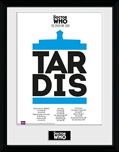 GB Eye Doctor Who, Raum-Zeit-Tour Tardis Gerahmter Druck, mehrfarbig, 30 x 40 cm