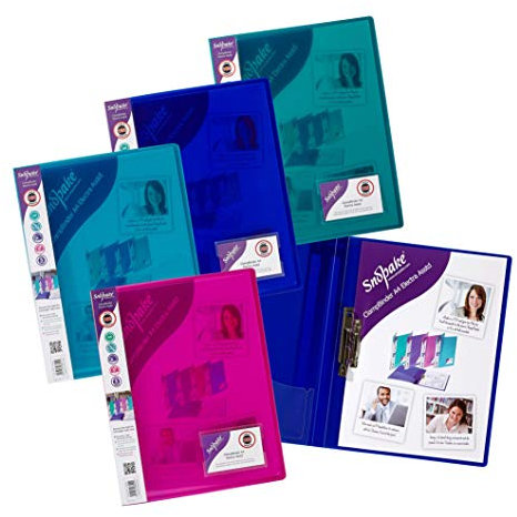 Snopake Classeur à pince Couleurs assorties A4 10 pièces (Import Royaume Uni)