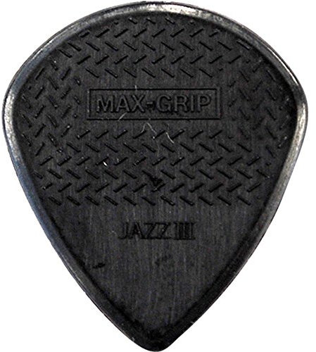 JIM DUNLOP 471R3S Max-Grip Jazz III, Schwarz Stiffo, 24/Tasche