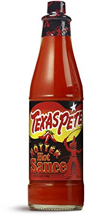 T W Garner Texas Pete Hotter Hot Sauce, 6 Fluid Ounce - 12 Per Case.
