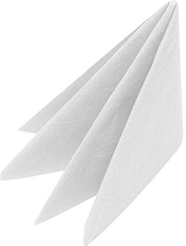 Swantex White Napkins 40cm 3ply - Pack of 100 | Disposable Napkins, Party Napkins, Paper Napkins