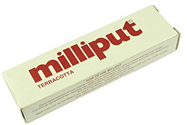 Proops Milliput Epoxy Putty, Terracotta x 1 Pack. Modelling, Sculpture, Ceramics, Slate Repairs. (X1016) Free UK Postage.