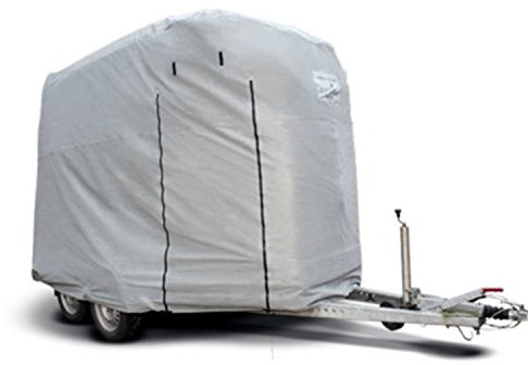 Original CAPA Schutzhaube in grau für 2er Pferdeanhänger Pferdetransporter Pferdehänger als Überzug Schutz Cover Schutzhülle Garage Schutzdach Typ HT-01F