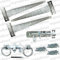 Wyre Direct Gate Hinges for Wooden Gates, Gate Fitting Kit Set with Brenton Bolt Ring Latch Wooden Gate BZP - Farm Gate Hinges, Garden Gate Kit, Gate Latch for Wooden Gates, Gate Hinges 16 inch