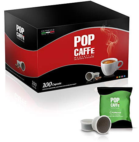 100 Capsules café Pop Rouge compatibles Espresso Point