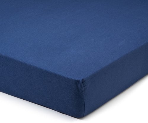 Fleuresse Jerseyspannlaken, marineblau, 140 x 200 - 150 x 200 cm