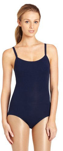 Capezio Camisole Leotard w/BraTek®, Navy, Large, Marineblau