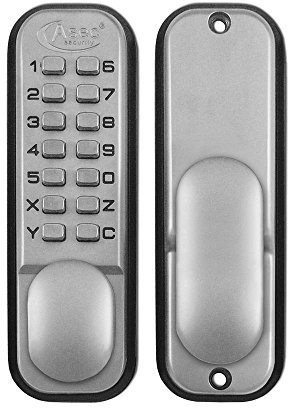 Asec SML AS2300 Digital Lock, Chrome, One Size