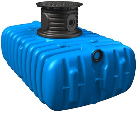 4rain Flat S Flachtank-Paket 4500 Liter Garten-Comfort - Regenwasserspeicher Komplettsystem für nachhaltige Gartenbewässerung, Flacher Regenwassertank inkl. Tauchdruckpumpe & Wassersteckdose