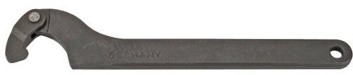 SW-Stahl S1226 Gelenk-Hakenschlüssel - Verstellbar für Achsen, 175 mm | Ideal für die Stoßdämpfermontage an PKW und NFZ - Robuster Spezialstahl - Flexibler Zapfenschlüssel für Nutmuttern