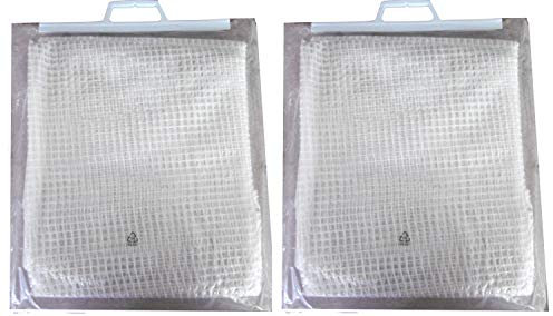 EXCOLO 12 qm 2 x Gitterfolie 2 x 3 Meter transparent weiß Abdeckung Windschutz Sichtschutz Schutz