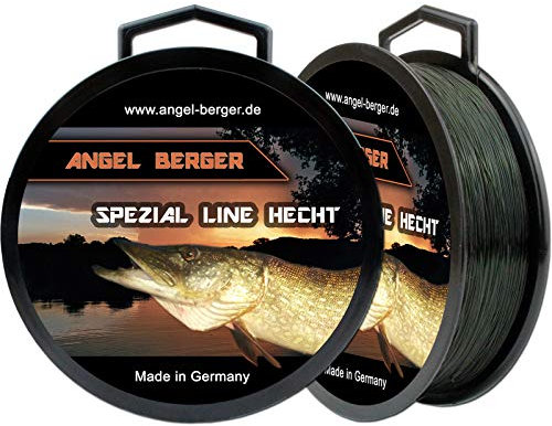 Angel-Berger Spezial Line Angelschnur Zielfischschnur Aal, Forelle, Hecht, Zander, Karpfen, Dorsch, Weissfisch (Hecht, 0,35mm / 11,40Kg)
