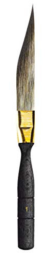 Da Vinci 703 Series Sword Striper Brosse à Poils Noir 12,5 x 0,85 x 30 cm