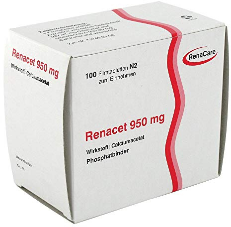 RENACET 950 mg Filmtabletten 100 St