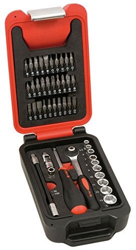 MOB Outillage Box Small 1/4 46 pièces 6p. cliquet rond-MOB-9416046001