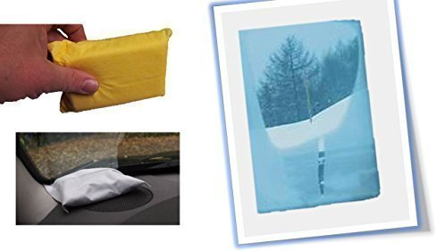 Autoschwamm , gegen beschlagene Scheiben, Antibeschlag - Durchblick statt Unfallgefahr + Autoentfeuchter - verhindert beschlagene und gefrorene Scheiben 1120 gr. regenerierbar von Conny Clever®