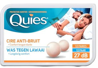 Quies 24 Boules de Protection Auditive à la Cire Naturelle by QuiesÂ