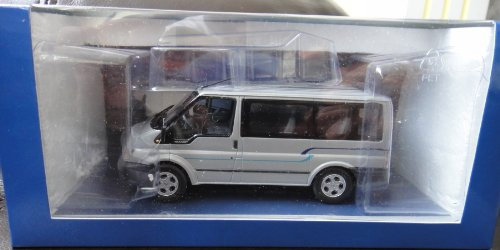 Ford Transit Bus DHroline, silber, 2000, Modellauto, Fertigmodell, Minichamps 1:43